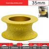 Brazed Diamond Flat Angle Grinder for Roman Column Quartz Stone & Ceramic Tile Edge Grooving.
