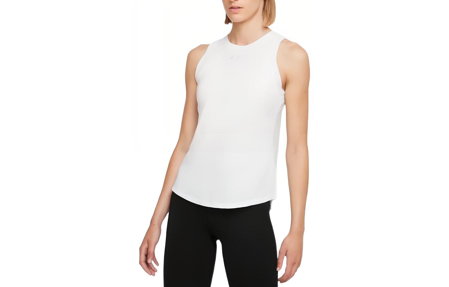 Nike Tank Tops Women s White Crew Neck Moderate Straight Fit DD0616-100 S
