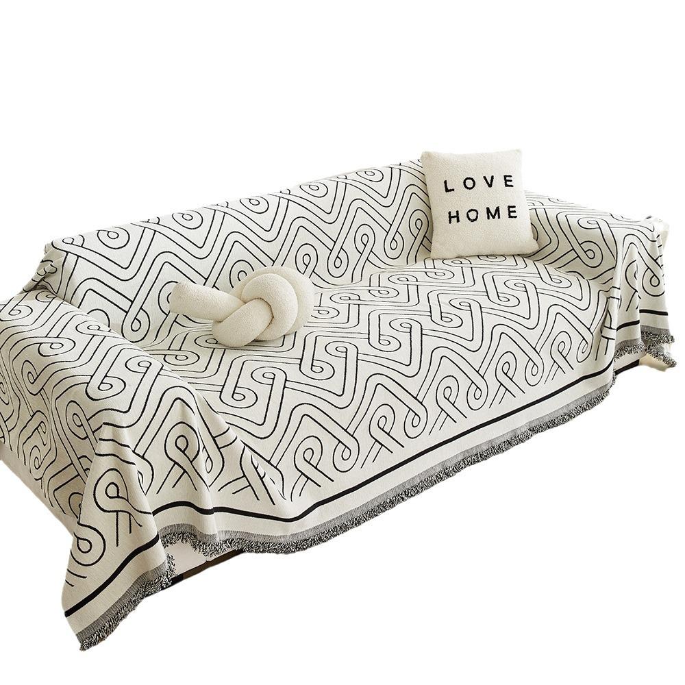 Four Seasons Universal Light Luxury Chenille Sofa Towel Cover Cloth Modern Sofa Cover Cover All-Inclusive Universal Dust Cover Cloth