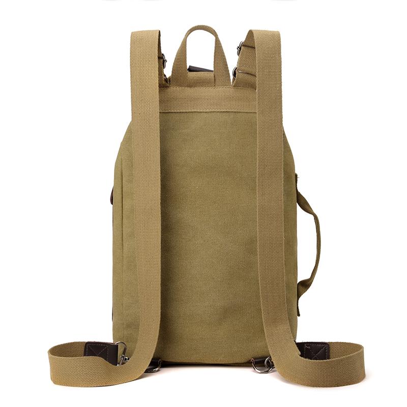 Backpack Men's Commuter Backpack Women's Large Capacity Retro Schoolbag