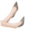 European Station 2025 New European and American Leopard Print High Heels Women's Thin Heels Sexy Pointed Single Heel Shoes Light Mouth Versatile Women