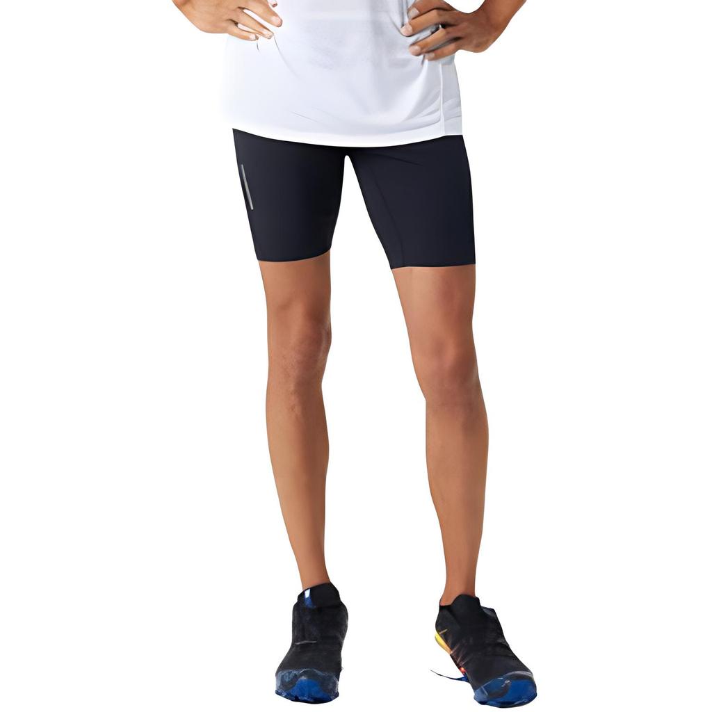 SALOMON Solid Color Breathable Three-Quarter Sports Shorts Men Shorts Deep-Black LC2189500