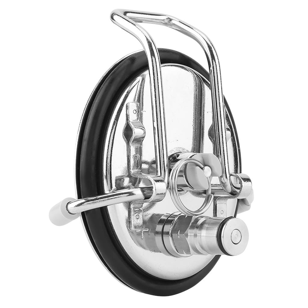 Hjemmebrygget Cornelius-stil karboneringsfatlokk med 0,5 mikron diffusjonsstein