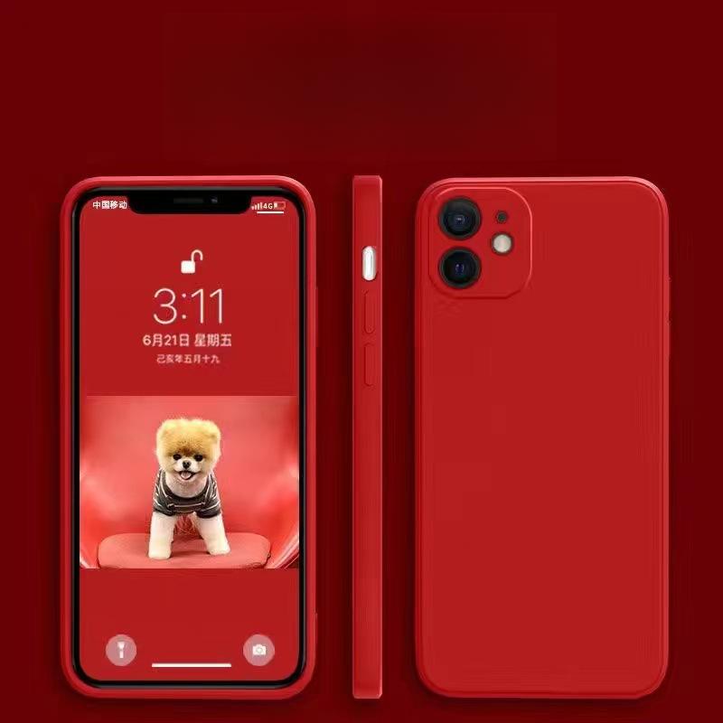 Applicable To Apple 16 Liquid Mobile Phone Case IPhone11 Soft Pro Max Case 12/13 Set 16Pro Silicone 14 Glue 15