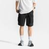 Li Ning CF Water-Resistant Solid Color Loose Cargo Shorts Men Shorts Black AKSV227-4