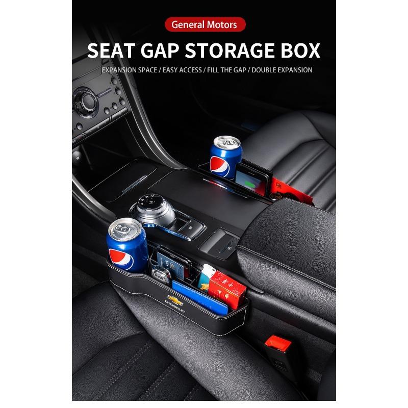 Car Seat Crevice Storage Box Seat Gap Slit Pocket Manager For Chevrolet Cruze Sail Onix Corsa Aveo Captiva Sonic Spark Tracker Trax Colorado Malibu