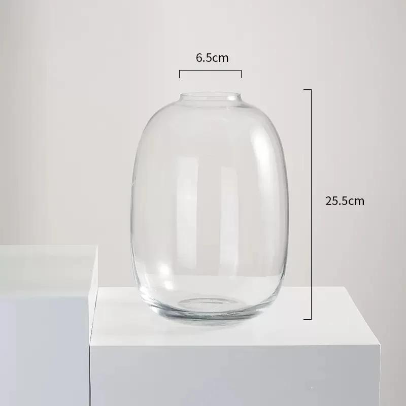 Vasă din sticlă transparentă pentru hidroponie Recipient din sticlă Vază cu flori transparentă Accesorii pentru aranjamente florale Terarium Decorare acasă
