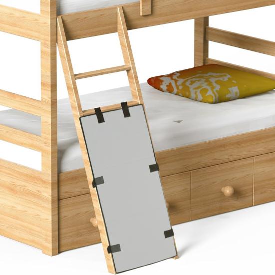 Ranza Merdiven Güvenlik Örtüsü Katlanabilir Ranza Merdiven Kilit Pedi Çocukların Tırmanmasını Önler Evrensel Ranza Merdiven Koruyucu Koruyucu Levha