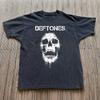 NEU! Deftones Totenkopf Logo Unisex Schwarzes T-Shirt Größe S-5XL