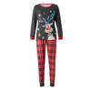 2023 Autumn Family Plaid Christmas Pajama Set - Cozy Cotton Parent-Child Outfits for Three or Four