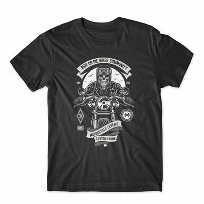 Tričko Ride Or Die Biker Club 100% bavlna Prémiové tričko NOVÉ