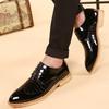 Oxford Anzugschuhe Schnürschuhe Outdoor Herren Büro Anzugschuhe Schwarz Schuhe Hochzeit formell Italienische Schuhe beliebt Übergröße 48
