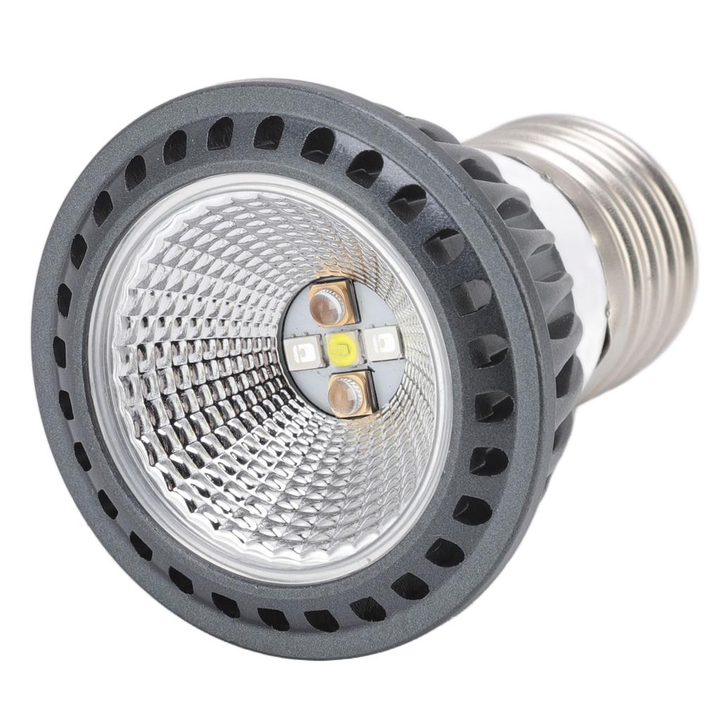 Turtle Basking Light Bulb UVA UVB Concave and Convex Mirror Full Spectrum LED Reptile Heat Lamp Bulb Replacement 220V