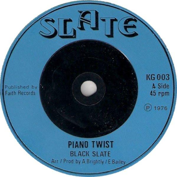 

7inch Record BLACK SLATE - Piano Twist KG003 Slate 1976 UK Reggae, Ska & Dub Used
