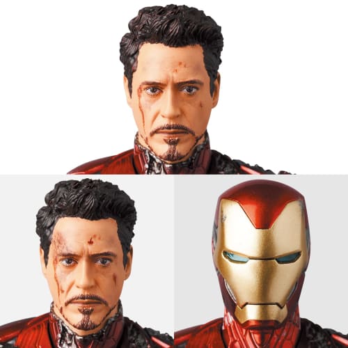 MAFEX No. 195 IRON MAN MARK 85 (BATTLE DAMAGE Ver.) Non-scale Painted Action Figure, Approximately 160mm Tall