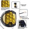 7 Inch LED Three-sided Luminous Work Light Yellow Mask Yellow Light Off-road Headlight Front Bar Spotlight Wrangler Headlight