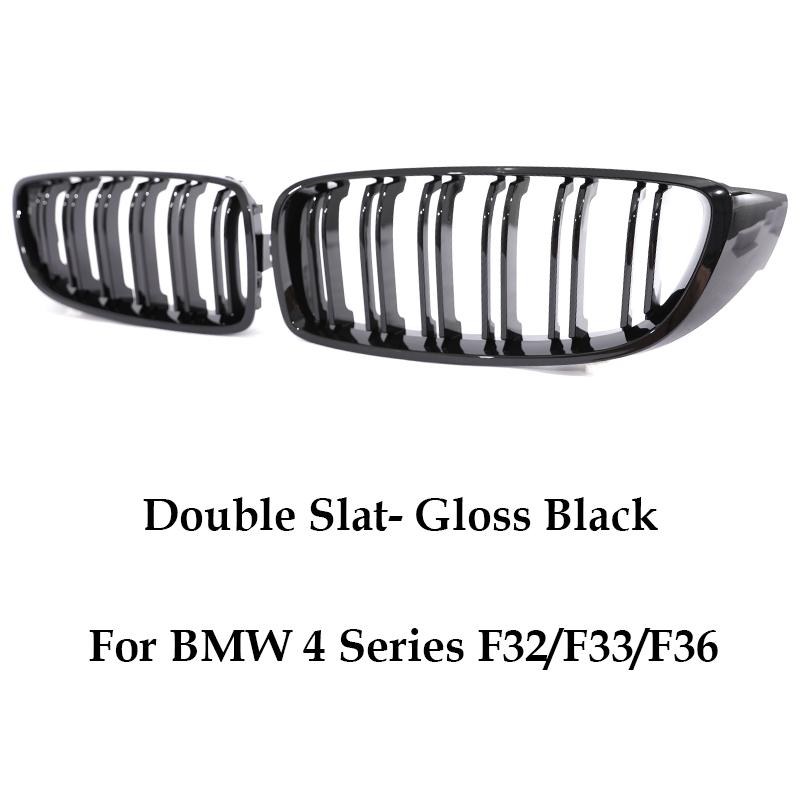 new Front Bumper Kidney Gloss Black Grill For BMW 4 Series Gran F32 F33 F36 F80 F82 2013-