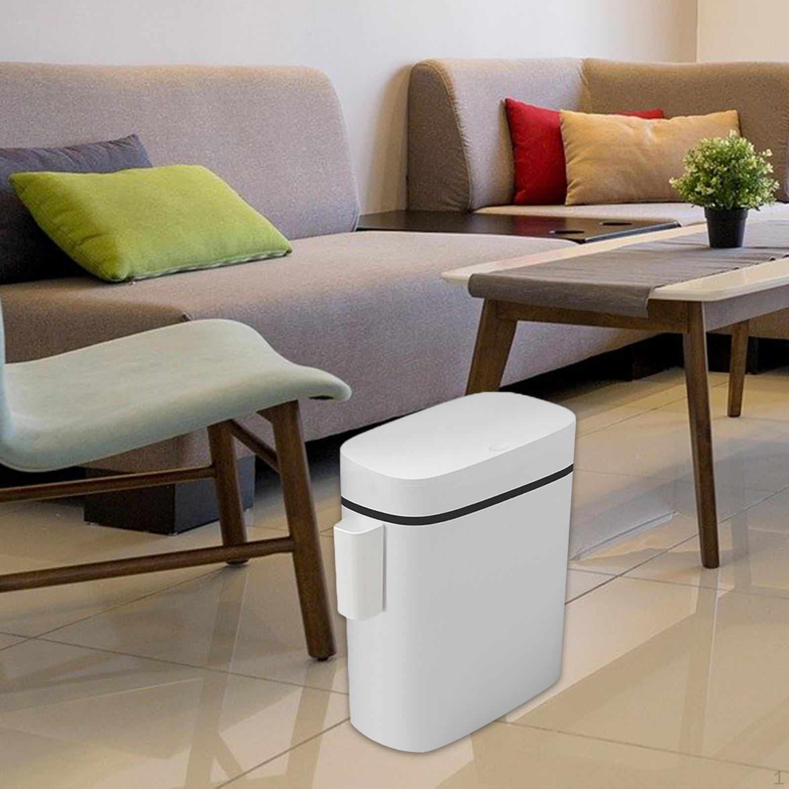 Modern Trash Space Garbage Classification with Lid Waste Container Can Bin for Office 14L