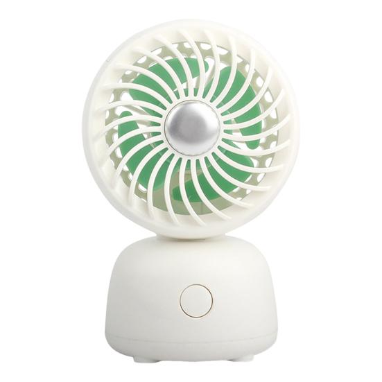 

Desktop Small Fan Cartoon Animal Ear Shape USB Powered Bedroom Desk Fan Adjustable Wind Speeds Anti-Slip Base Fan A белый