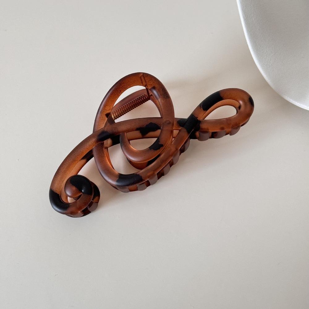 Extra Large Musical Note Hair Claw Hairpin Plastic Grab Clip Mobiu Hair Clip Hair Accessories Style 4
