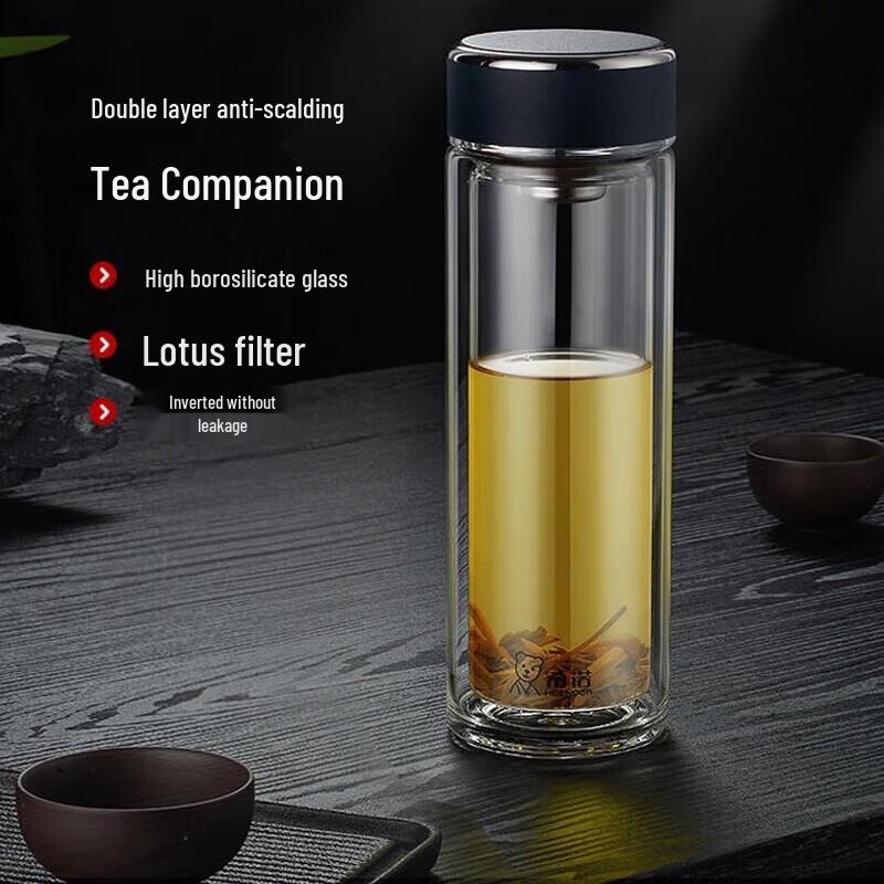 Xinuo Double-Layer Glass Cup