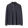 2025 Herbst/Winter Herren Warmer Wollstrickpullover mit halbem Stehkragen