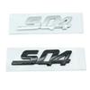 1Pc Car 3D ABS Trunk Letters Logo Badge Emblem Styling Decals Sticker For Ghibli Quattroporte Levante Q4 SQ4 GTS Gransport