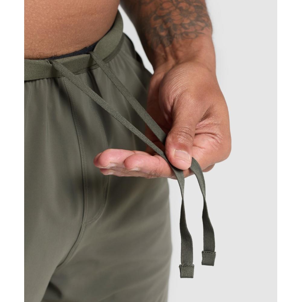 Gymshark Studio 6 Shorts Strength Green A1a4h Ecjh