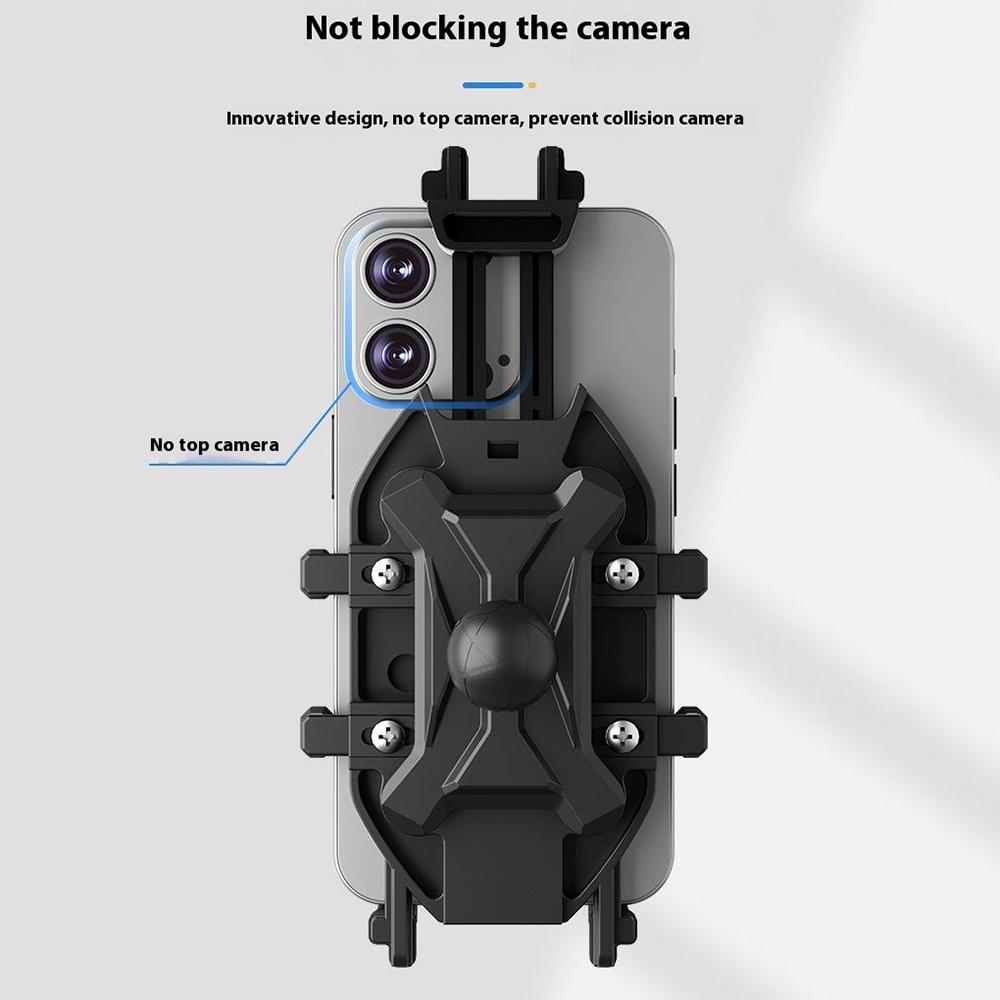 WUPP CS-2072D1 M8 Ball Head Cellphone Holder Anti Theft Motorcycle Phone Mount Bracket