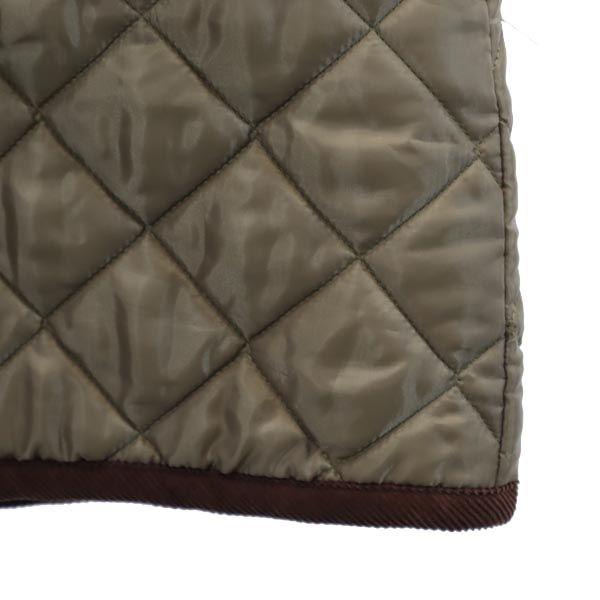 LAVENHAM Quilted coat 6 Brown hood Women Used