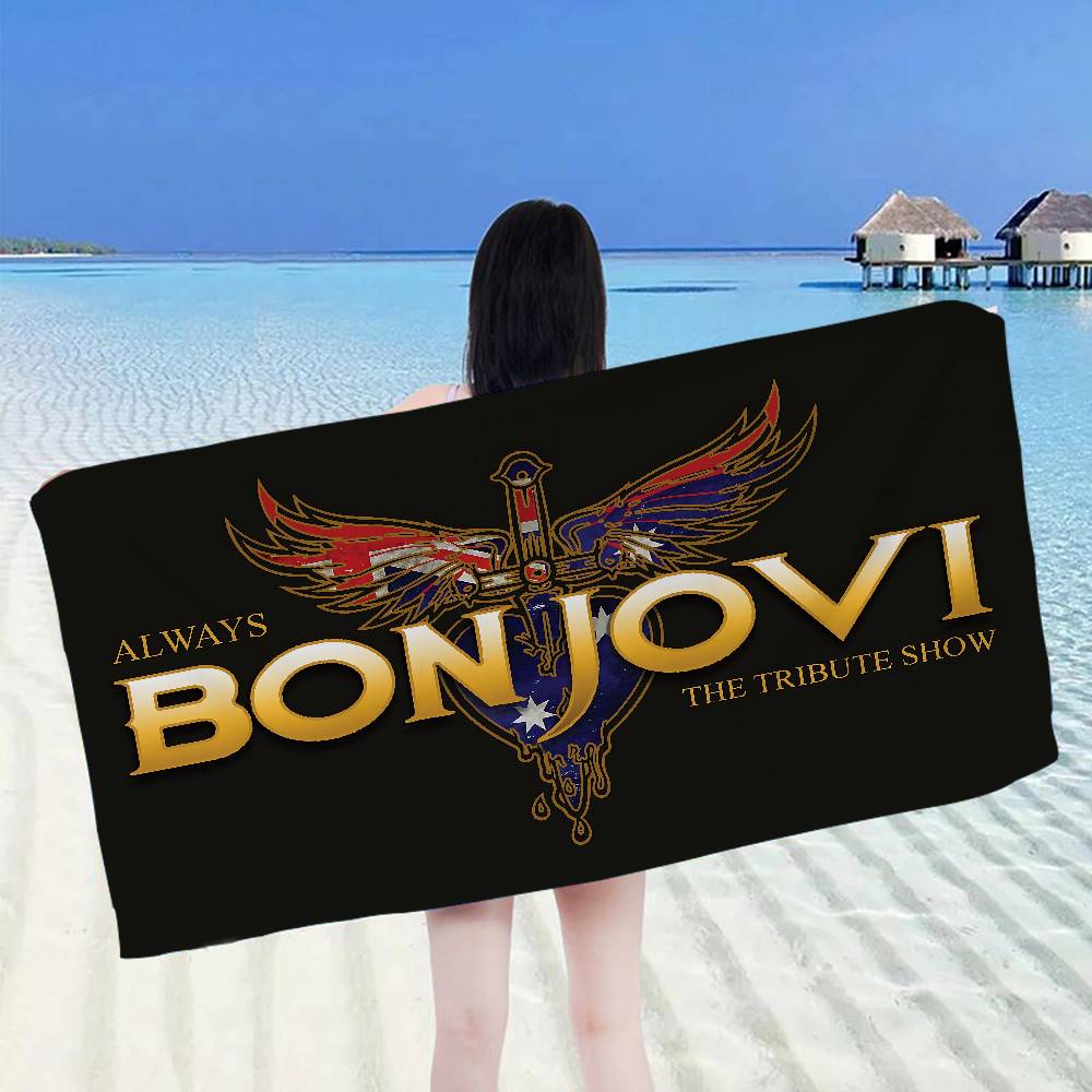 B-BonS J-Jovi Anime Beach Swimming Towel Soft Absorbent Washcloth Children's Gifts for Kids Travel Camping Gym