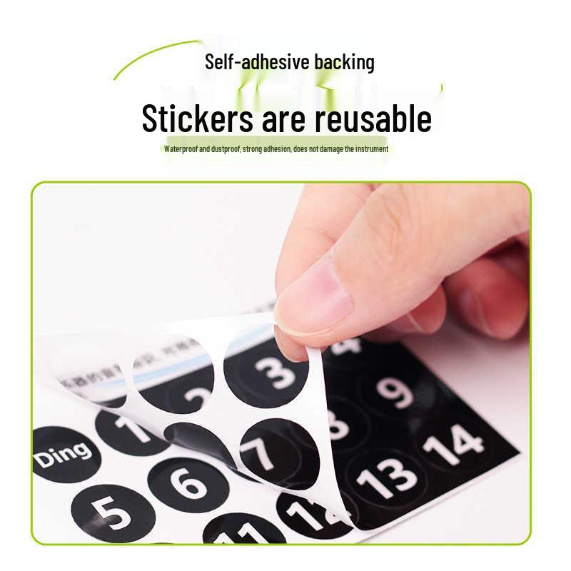 Handpan Drum Note Stickers for Beginners: Ethereal Steel Tongue Drum Fingering Guides