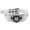 2025 Punk PU Leather Heart Spike Rivet Collar Studded Choker Necklace Birthday Party Gift Choker Neck Jewelry Gift