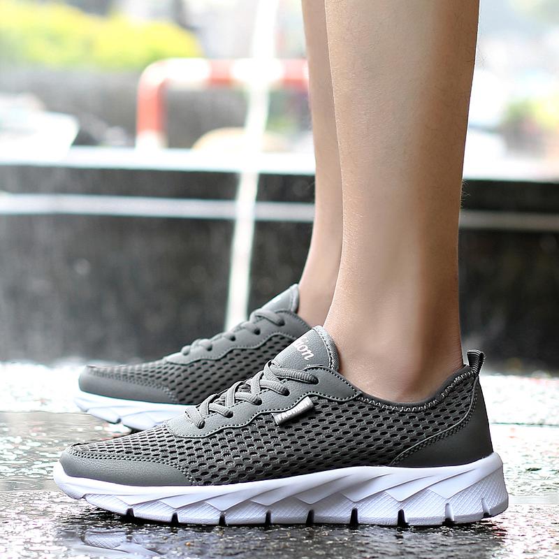 Moda bărbați/femei Dimensiuni mari Ultra ușoare în aer liber respirabil pantofi alergare sport pantofi de vară pentru plajă