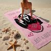 Ghostface Greetings Poster Beach Towel, Super Soft Microfiber, Gift for Her/Him, Birthday, for Pool, Beach, Travel, Home Decor Fan gifts