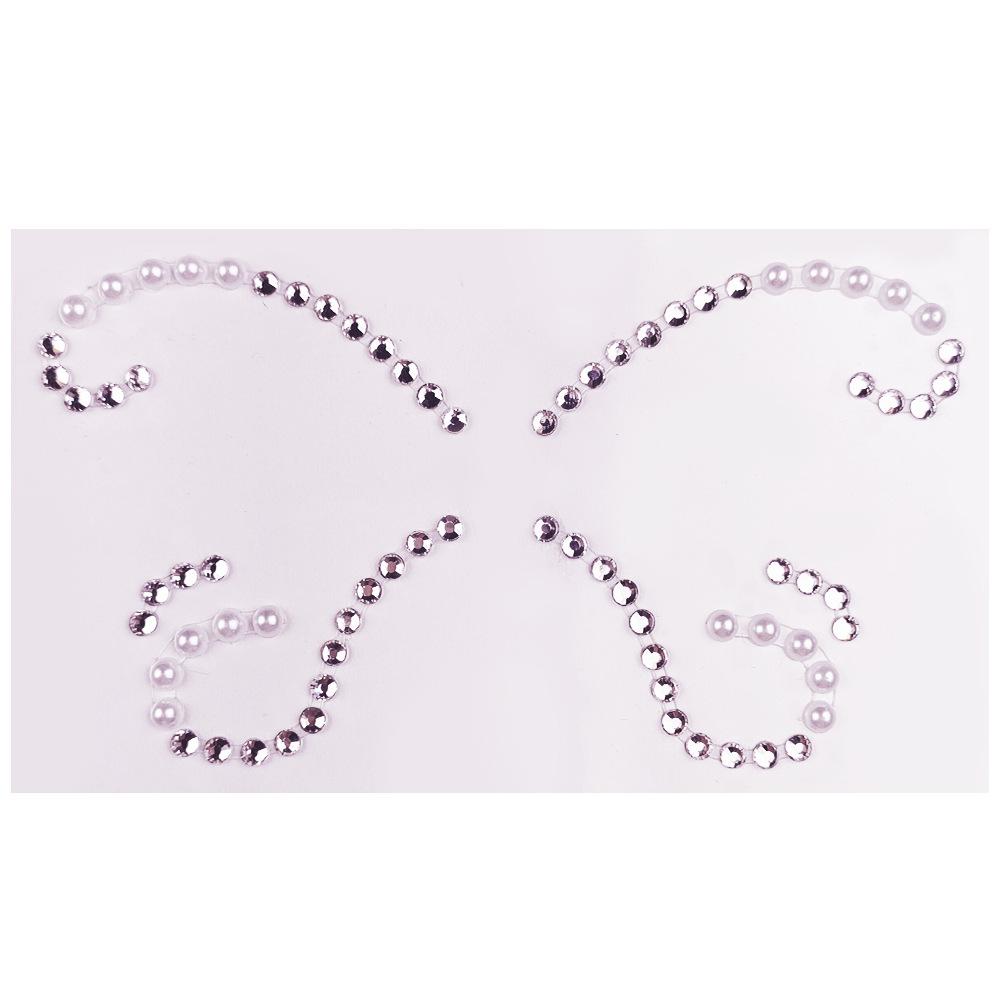 Diamond Crystal Tattoo Sticker Glitter Eyeliner Eyebrow Make Up Face Eyes Diamond Tattoos Rock Rhinestone 3D Eyeliner Stickers