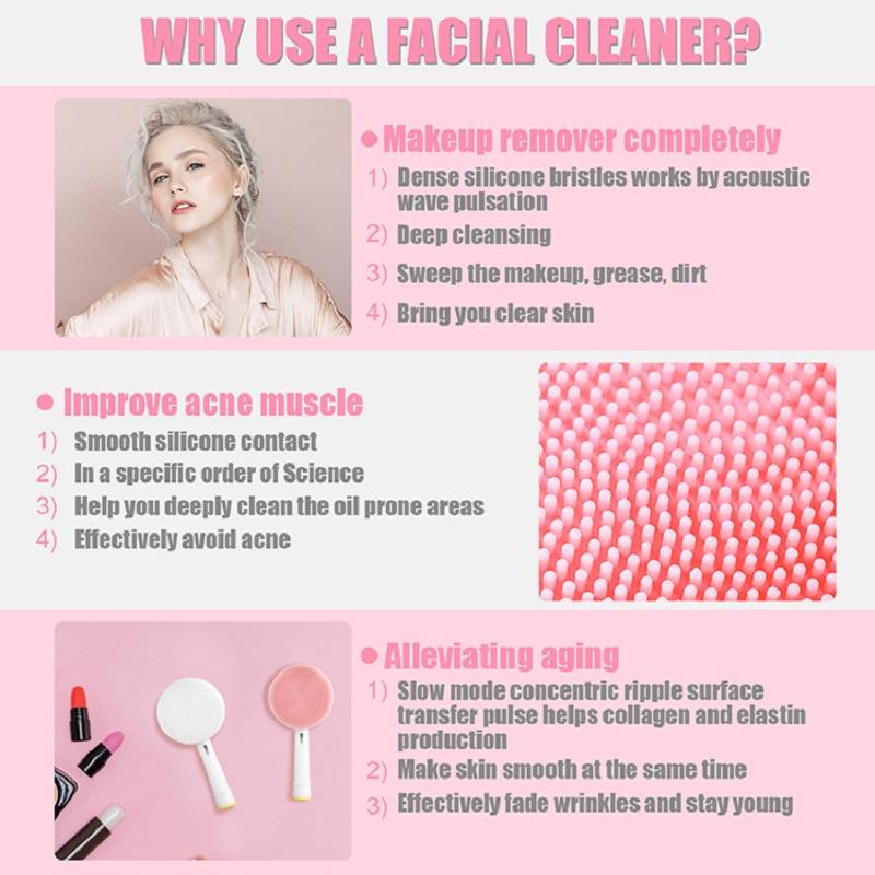 Suitable for Oral-B Electric Toothbrush Replacement Facial Cleansing Brush Head Electric Cleansing Head Face Skin Care Tools