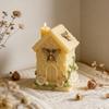 3D HoneycombHut Candle Mold DIY Beehive Candle Mold Silicone Bee Flowers Standing House Home Decorations Realistic Candle Mold