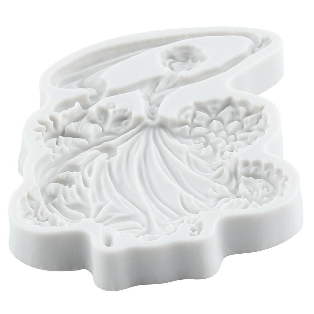 Ballet Girl Silicone Mold Ballerina Dancer Fondant Molds Cake Decorating Tools Cupcake Topper Candy Resin Clay Chocolate Gumpaste Mold