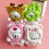 Adorable Puppy Pendant: Cute Cosplay Plush Doll Keychain for Backpack Decoration