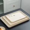 Plastic Food Serving Tray Multifunctional Large Cpacity Rectangle Storage Tray Living Room Kitchen Dessert Fruit Tray Tea Tray