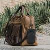 Nylon Carrying Case For MP3 Player With Double Pocket And Metal Hook Protective Storage Pouch Easy Attachment