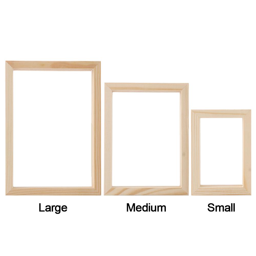 Mini Wedding Decor Art Picture Holder Vintage Wooden Photo Frame