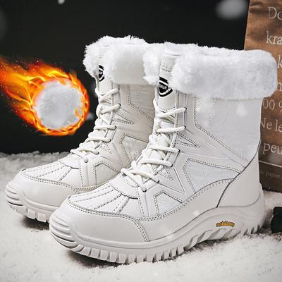 35-42 Winter High Gang Thick Wool, Waterproof, Waterproof and Anti-skid Women's Snow Boots