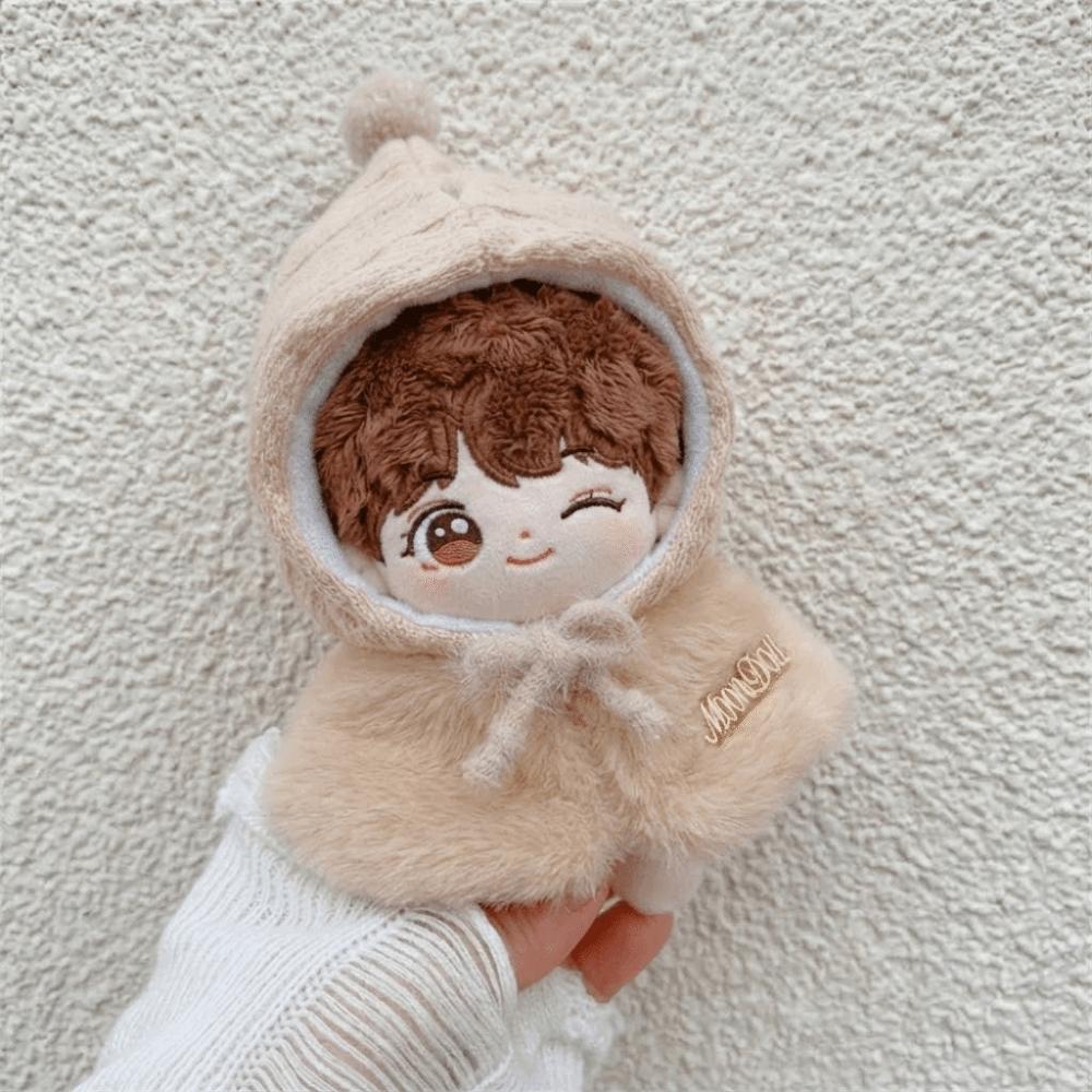 Replacement 10cm Cotton Doll Clothes Plush Cloak Doll Plush Shawl Clothes  Doll Accessories