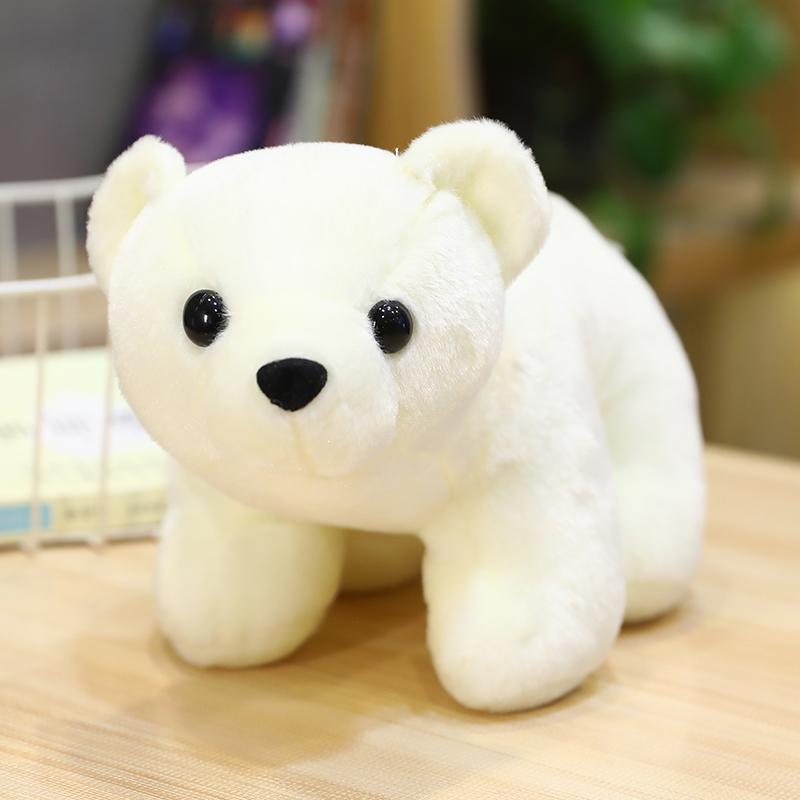 Cute Sea World Animal White Sea Lion Seals Plush Doll Cute Cartoon Polar White Bear Panda Stuffed Toy Gift for Children