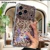 Phone Case: 2D Flat Design, Suitable for iPhone 18, 17, 16, 15, 14, 13 Pro, Transparent Corner Protection Case, Pink Twin-tail Hair, Christmas and Hal
