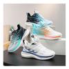 Boys Running Shoes Kids 7-16 Years Lightweight Breathable Mesh Sneakers With Rotating Buckle Non-Slip Outdoor Indoor Sport