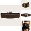 Style Rivet Leather Belt With Alloy Pin Buckle For Casual Outfits And Street Fashion