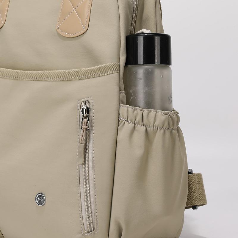 Backpack Nylon Cloth One-shoulder Backpack Lightweight Casual Large Capacity Spring New Fashionable Personality Solid